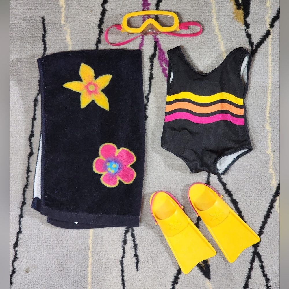 Retired Pleasant Company 1996 Swim Set